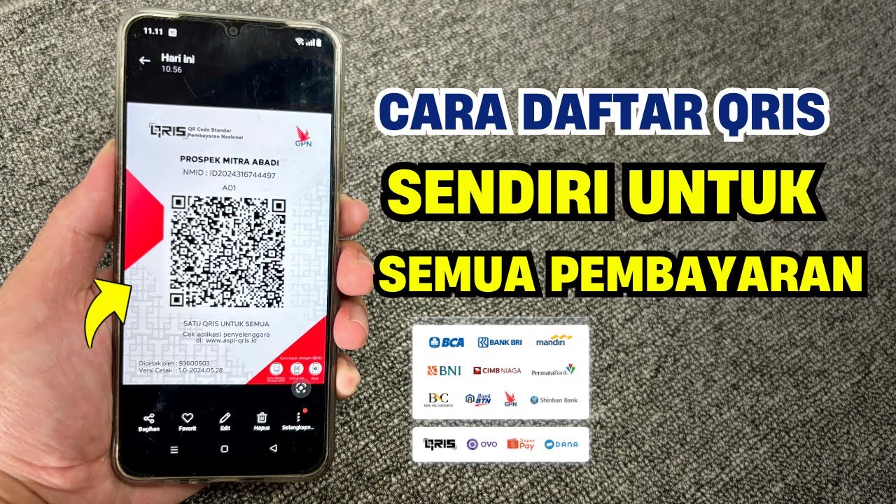 Cara Daftar QRIS All Payment Terbaru - Bisa untuk Semua Pembayaran