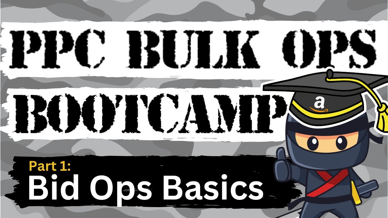 Bid Optimization Process Overview - Amazon PPC Bulk Ops Bootcamp Part 1