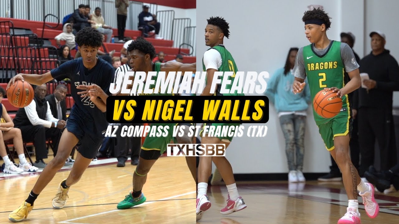 Jeremiah Fears vs Nigel Walls | AZ Compass vs St Francis Houston Texas