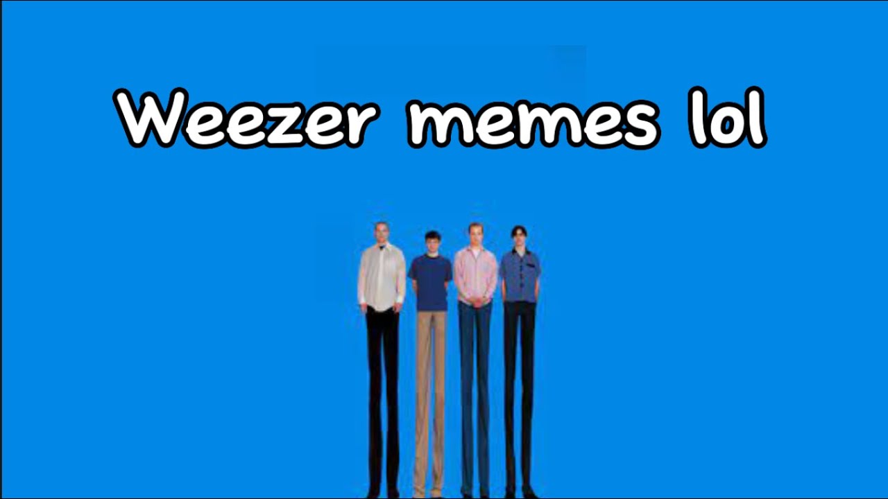 1:15 minutes of useless weezer memes