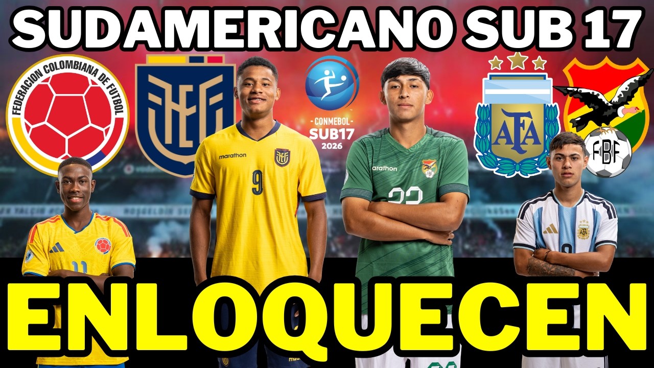 😱 ENLOQUECEN en el SUDAMERICANO sub17 🏆 Tabla de posiciones ACTUALIZADA Fecha 3 🇪🇨🇺🇾🇨🇴🇵🇾🇨🇱🇦🇷🇧🇷🇧🇴🇵🇪🇻🇪