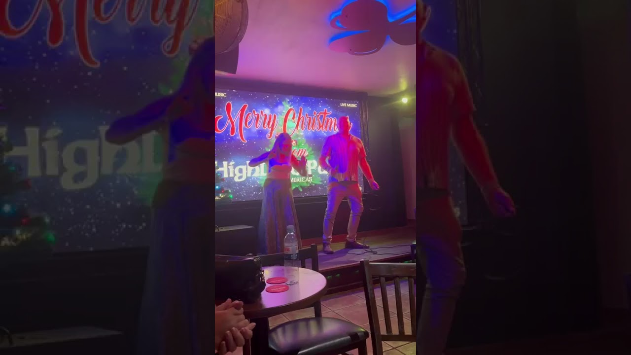 Under the Moon of Love. Showaddywaddy song cover. Christmas Holiday fun. 