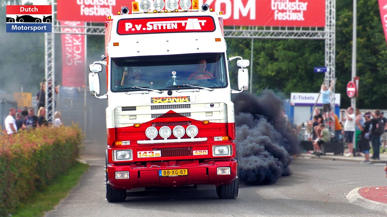 Trucks leaving Truckstar Festival 2025 !