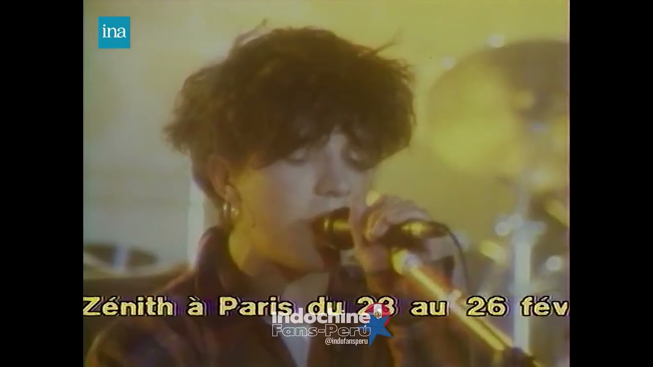 #indochine - La machine à rattraper le temps / au Zénith de Paris - février 1988