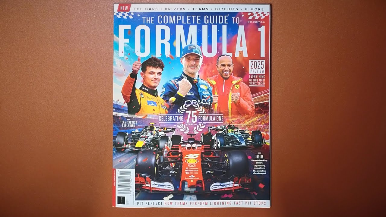 F1 ASMR 2025 Preview | Whispered Magazine Flip-Through (100% Unofficial)