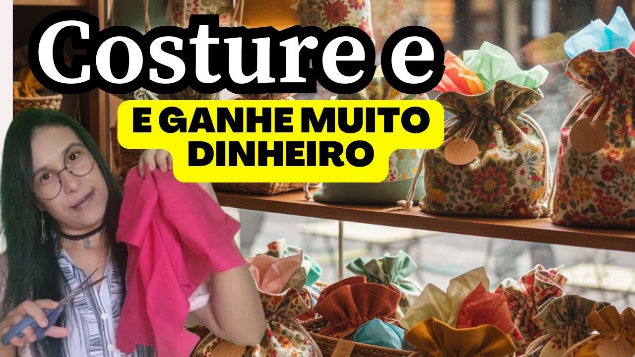 Ganhar Dinheiro Costurando Embalgens de Tecido