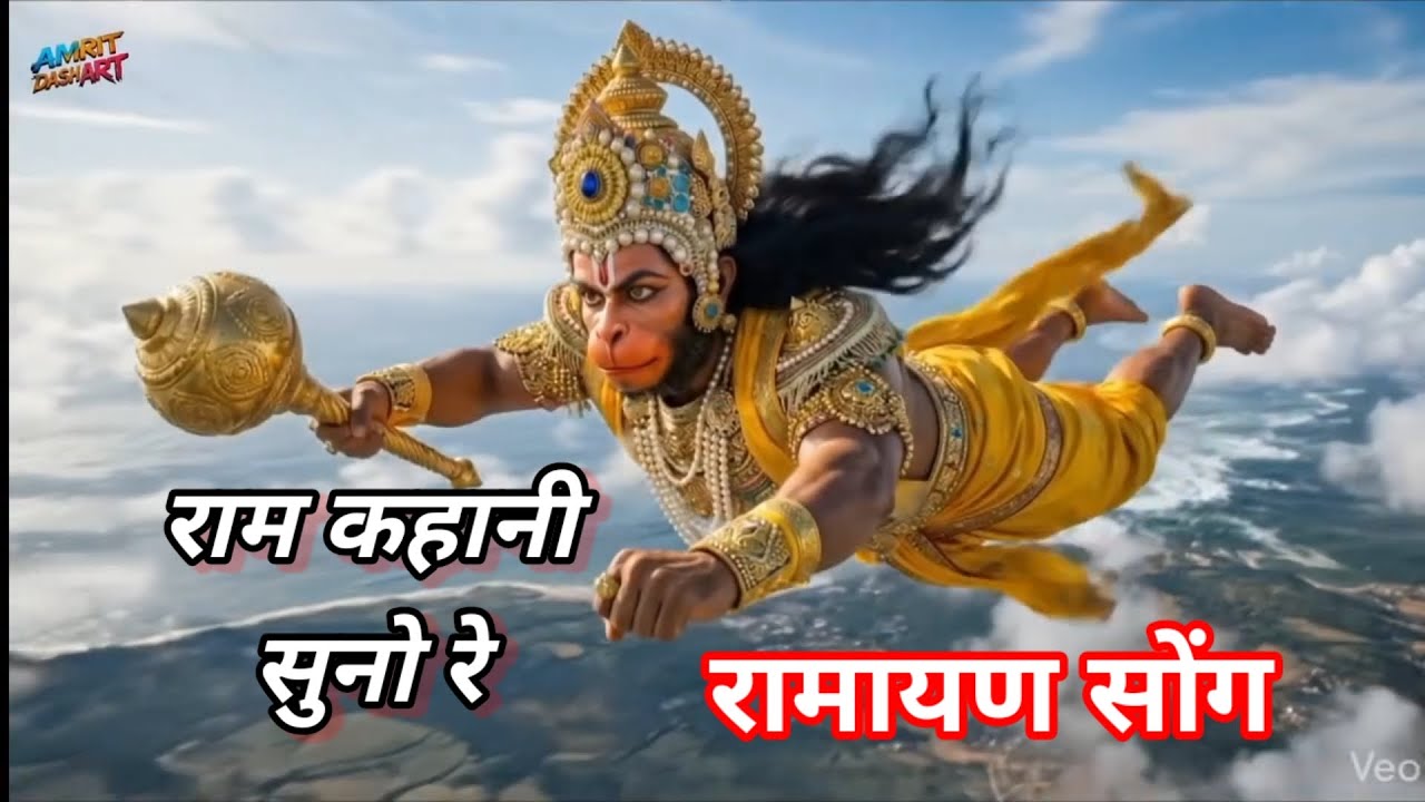 राम कहानी सुनो रे राम कहानी 🪶 सीता मां की सेवा में रघुवर का संदेश लायो 🥰 jay shree Sita Ram 