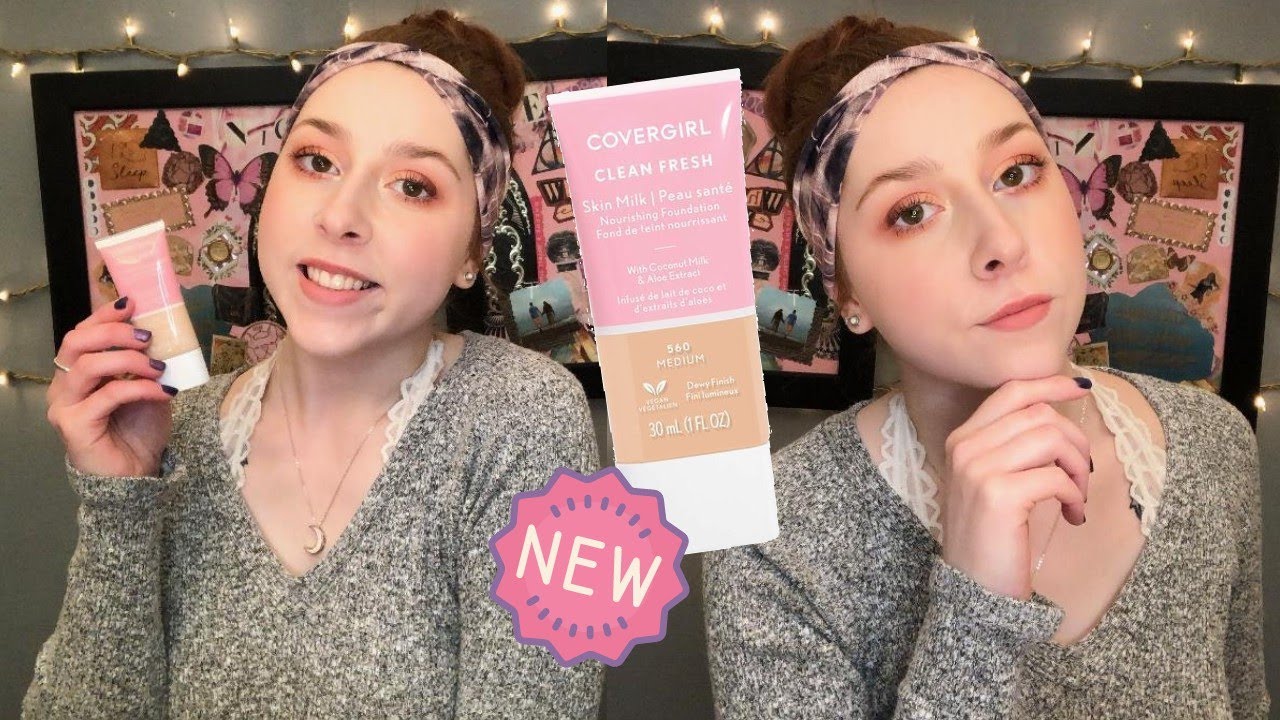 NEW Covergirl Clean Fresh Skin Milk Foundation Review!