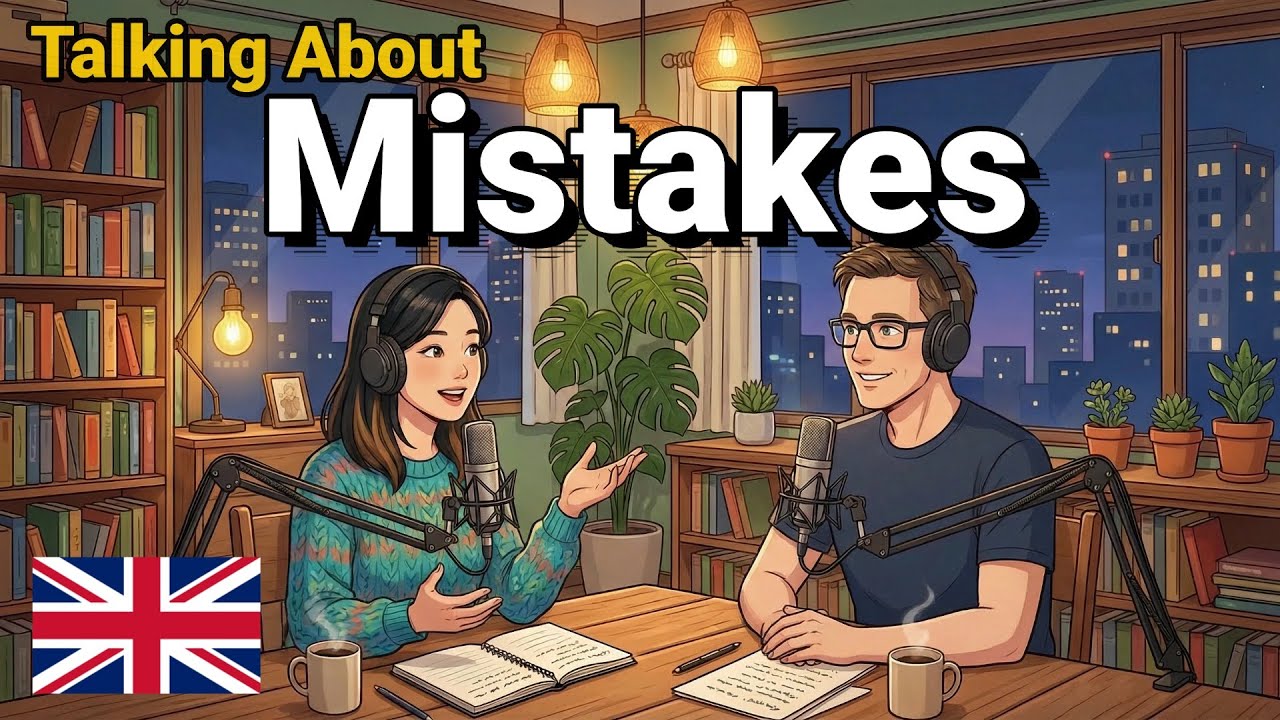 How to Talk About Mistakes in English | English Conversation Practice | English Podcast