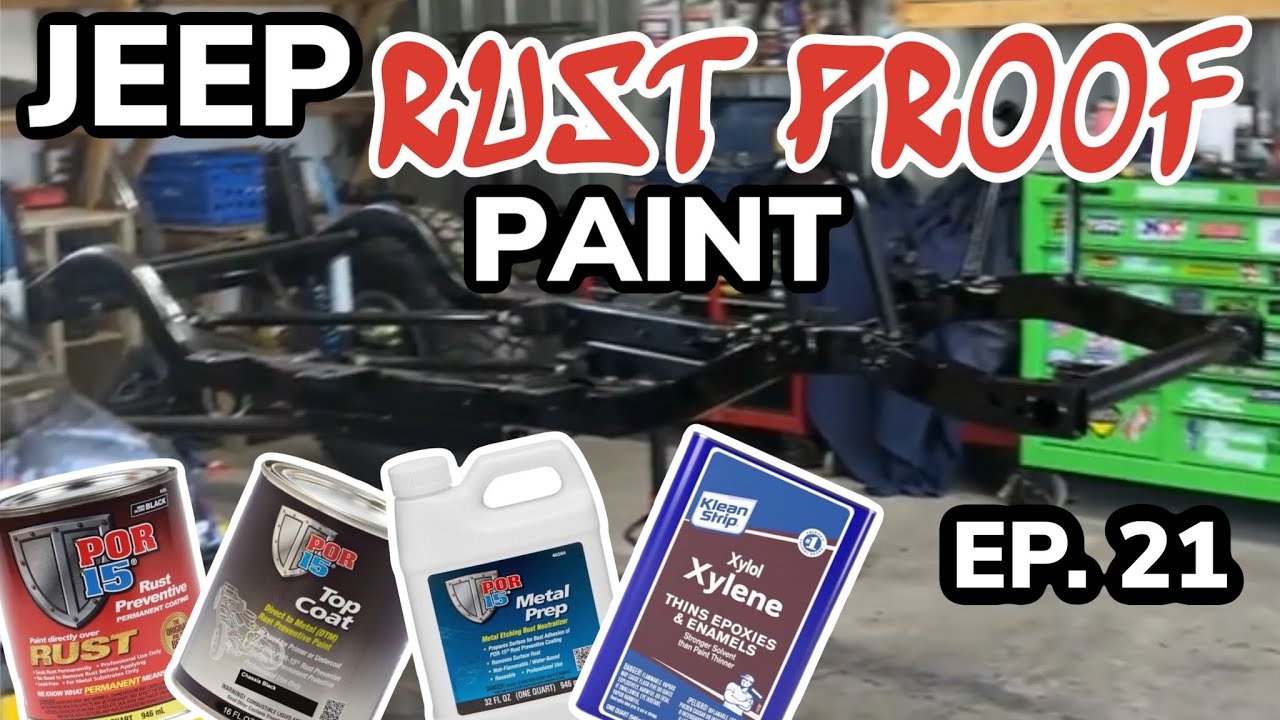 Jeep TJ RUST PROOF Paint! (Jeep TJ One Ton Build) [Ep. 21]