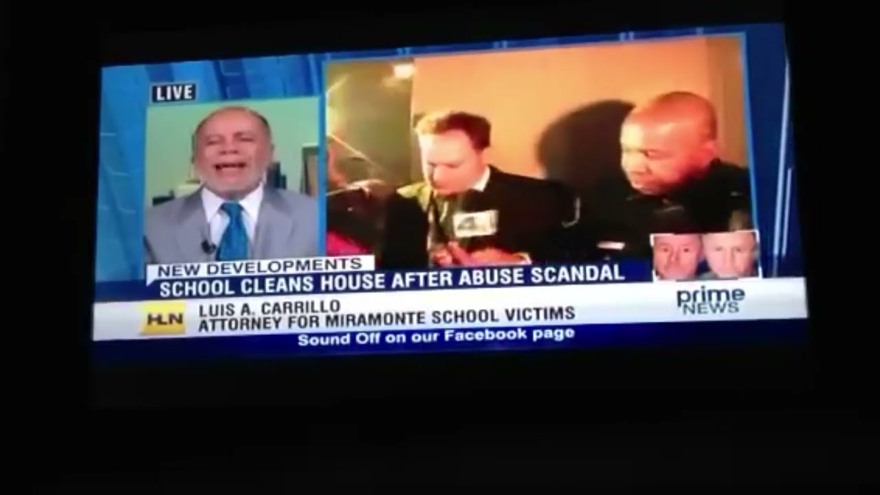 Luis Carrillo discussing Miramonte Scandal w Ryan Smith on HLN News - HLN TV - 02/09/2012