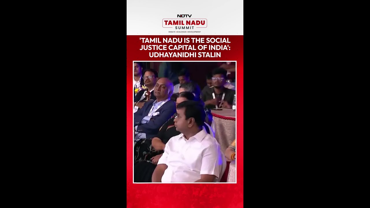 'Tamil Nadu Is the Social Justice Capital of India': Udhayanidhi Stalin