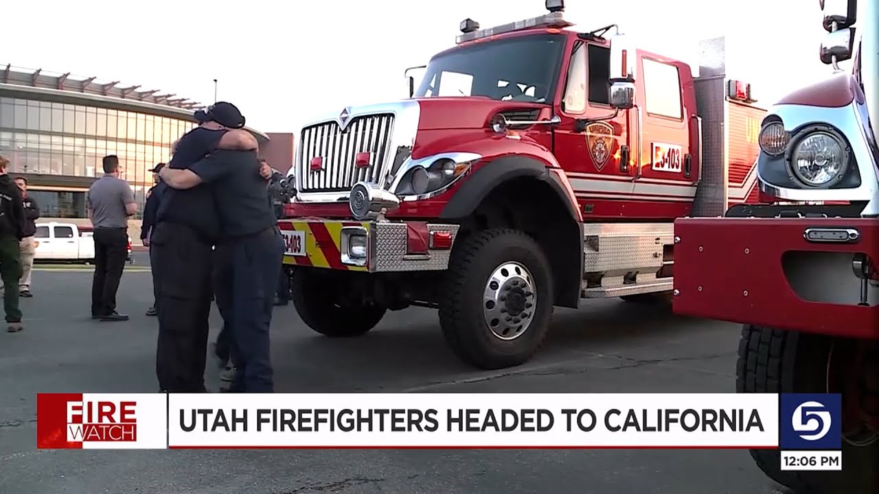 Another group of Utah firefighters deployed to help with massive Dixie Fire