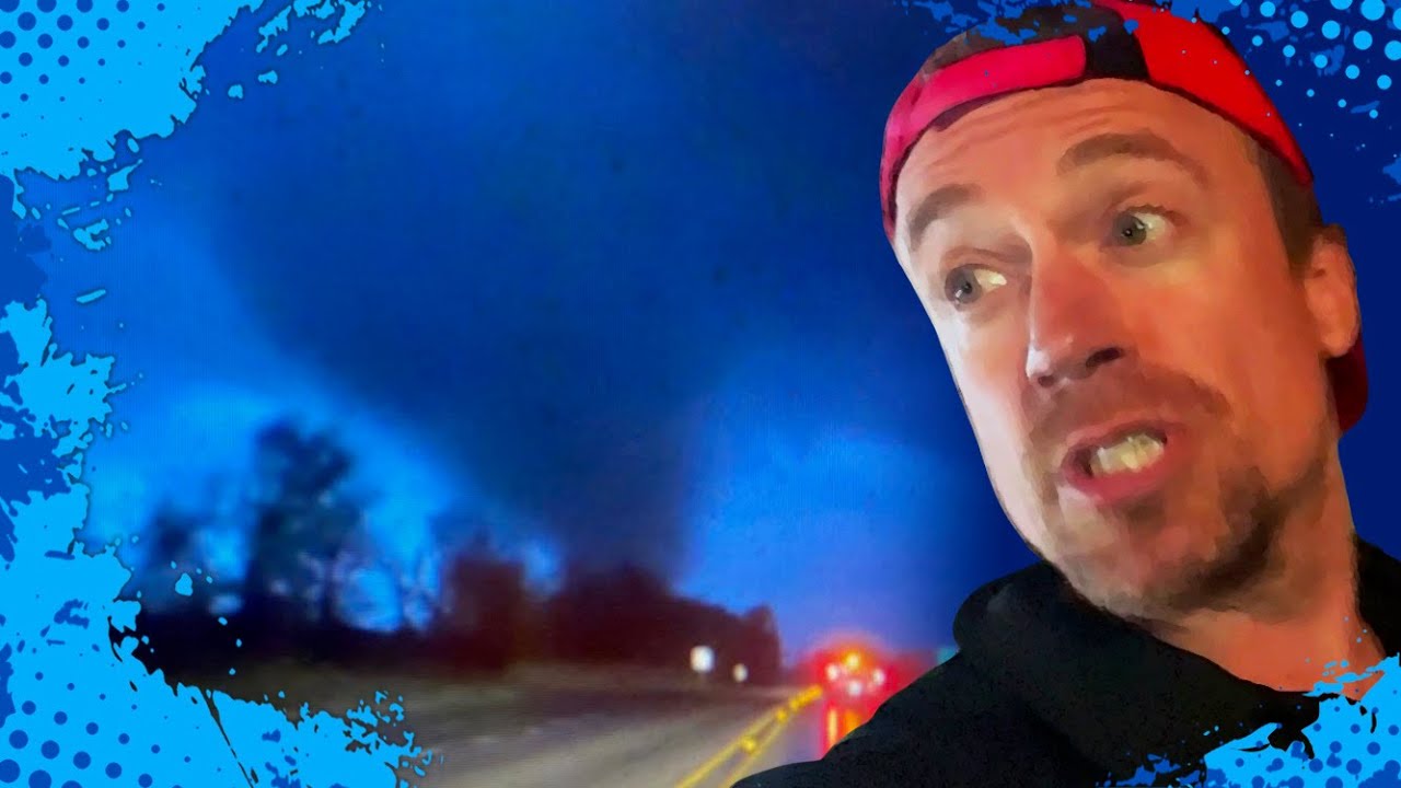 Storm chasers use FLEX TAPE to mount pressure sensors in path of dangerous nighttime tornado!