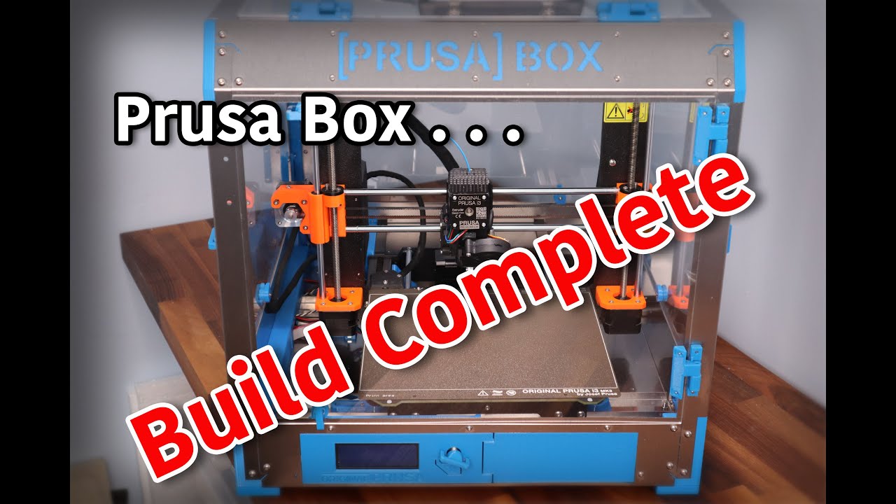 PRUSA BOX Enclosure for Prusa i3 MK4 MK3- Build Complete Part 4 - 3D Printers