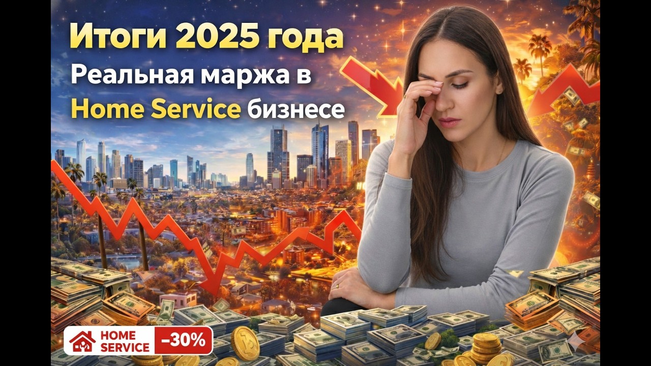 Итоги 2025: Просадка на 30%. Какая РЕАЛЬНАЯ маржа в Home Service бизнесе?