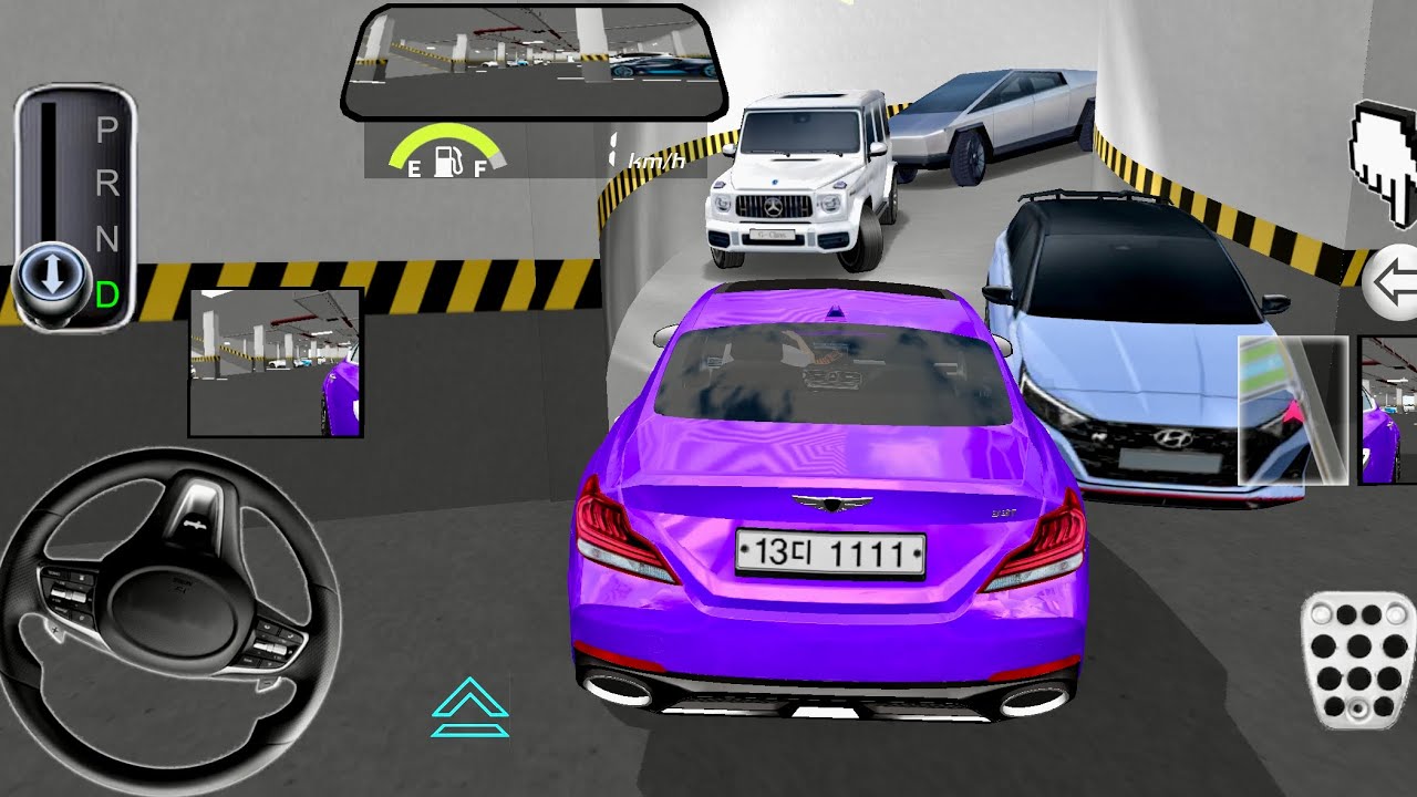 Brand New Purple Mercedes G-63 For Parking 3d Driving Class androidgame||Car Game #gameplay #cargame