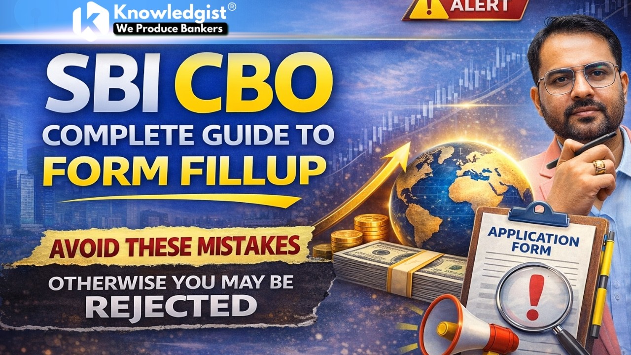 SBI CBO 2026 | Complete Guide To Form Fillup.  Avoid These Mistakes Otherwise You may be Rejected