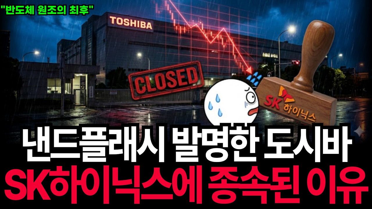 낸드플래시 발명한 도시바가 SK하이닉스에 종속된 이유