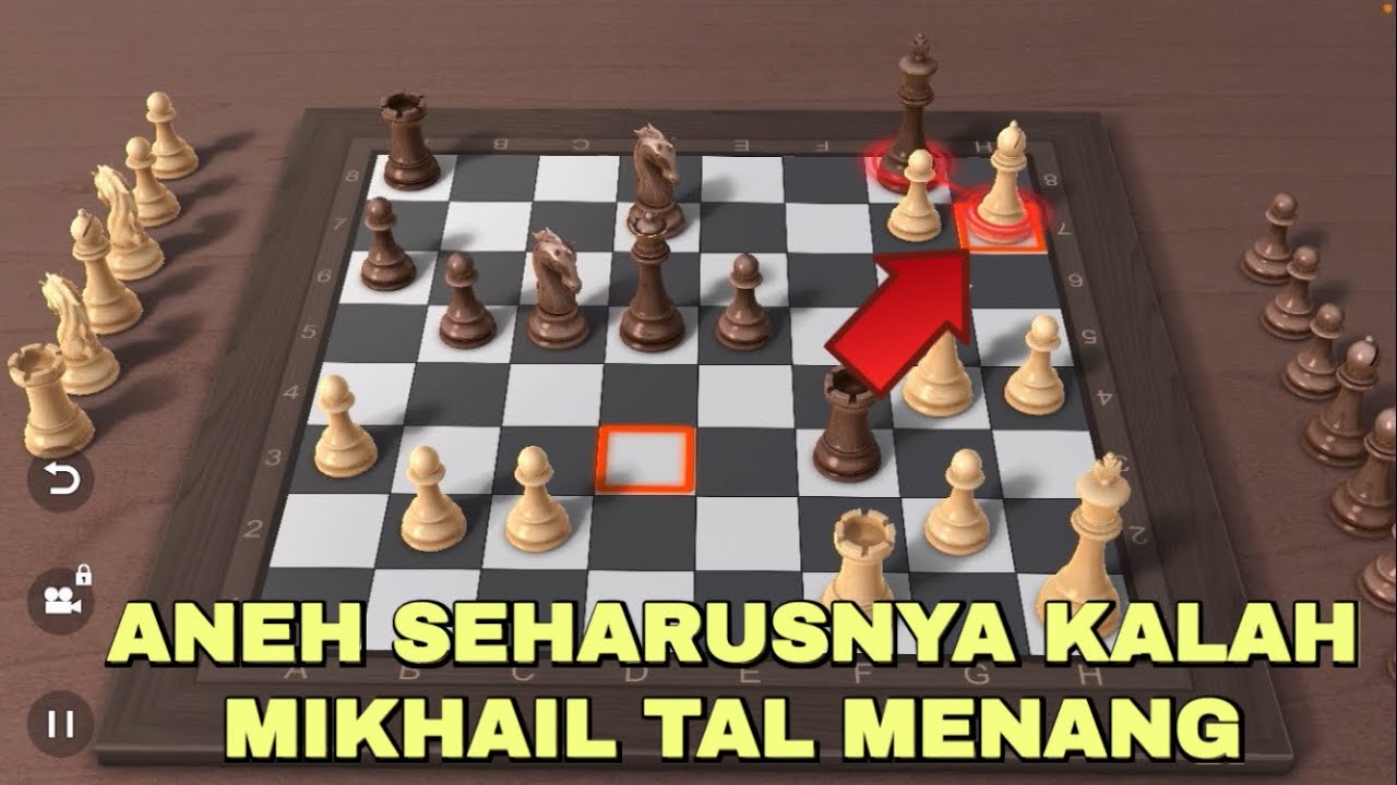 MAGIC!!ANEH MIHAIL TAL POSISI KALAH TAPI MENANG DG KORBAN