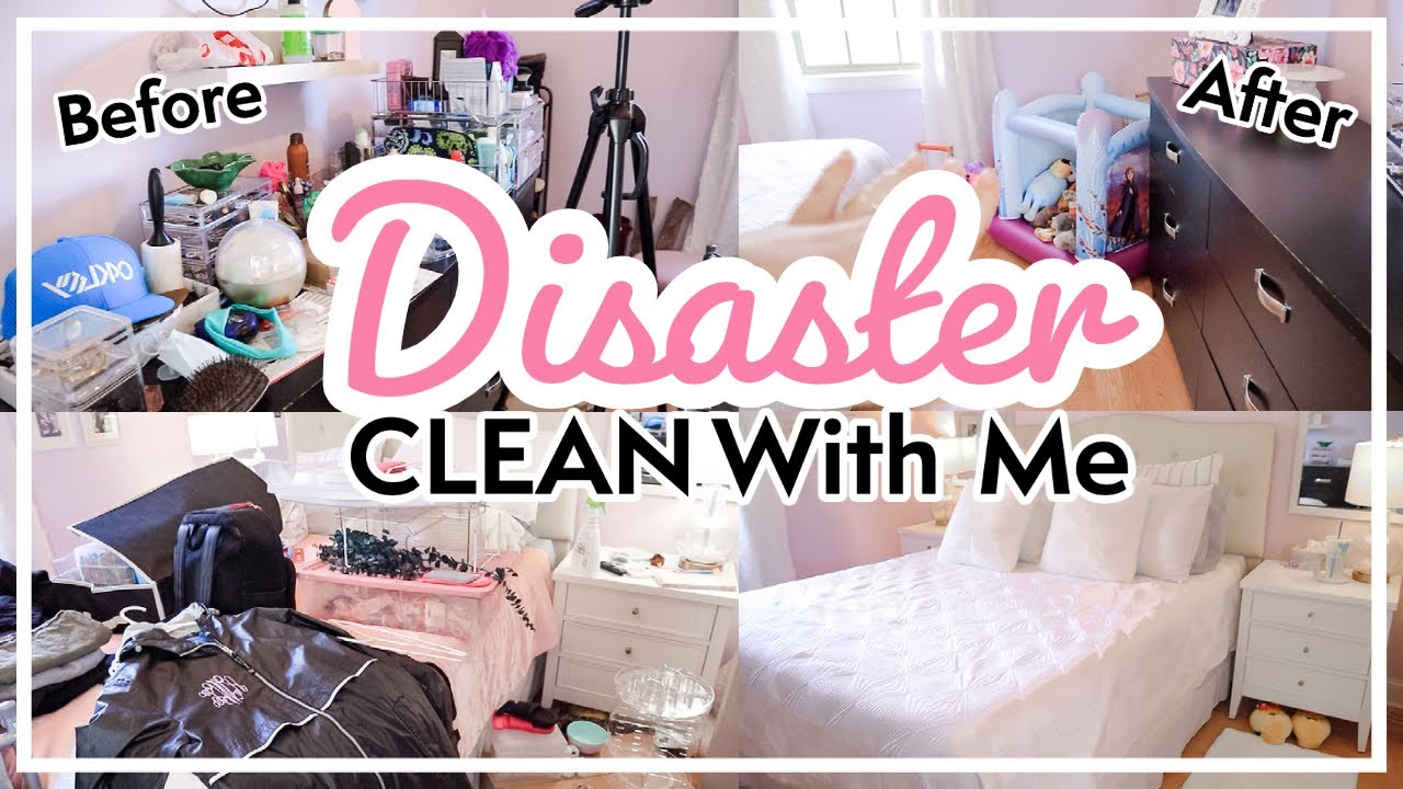 DISASTER Clean With Me | Satisfying Cleaning Motivation