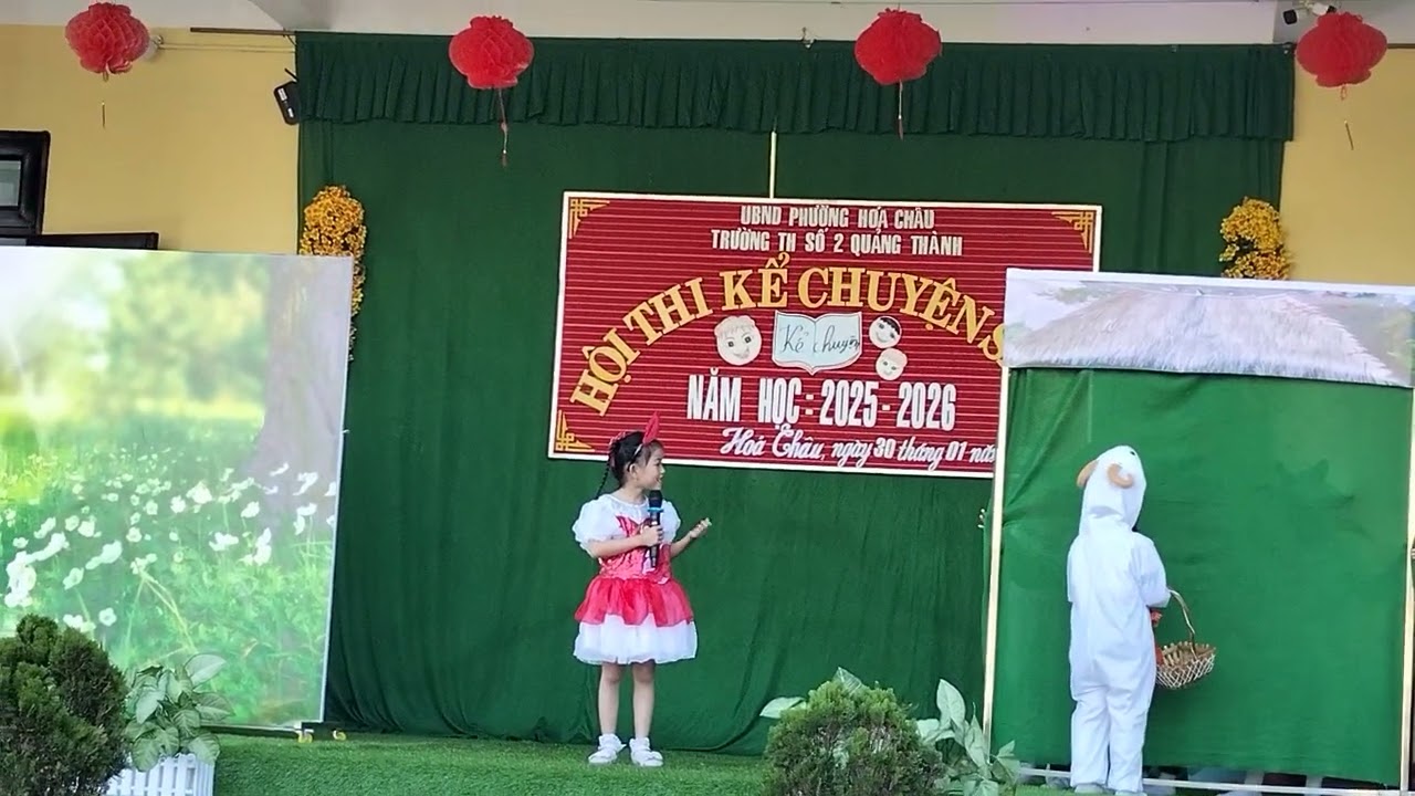 Kể chuyện sách lớp 1/2 trường TH số 2 Quảng Thành