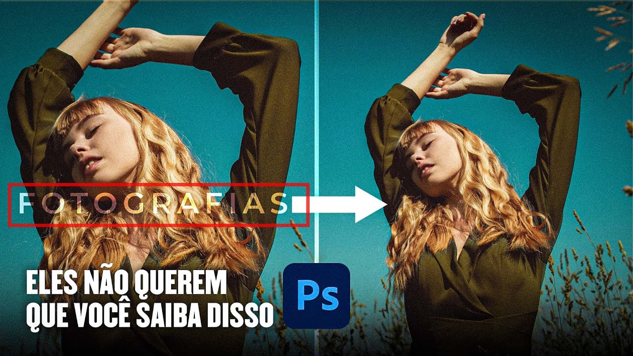 como remover marca d'agua de foto