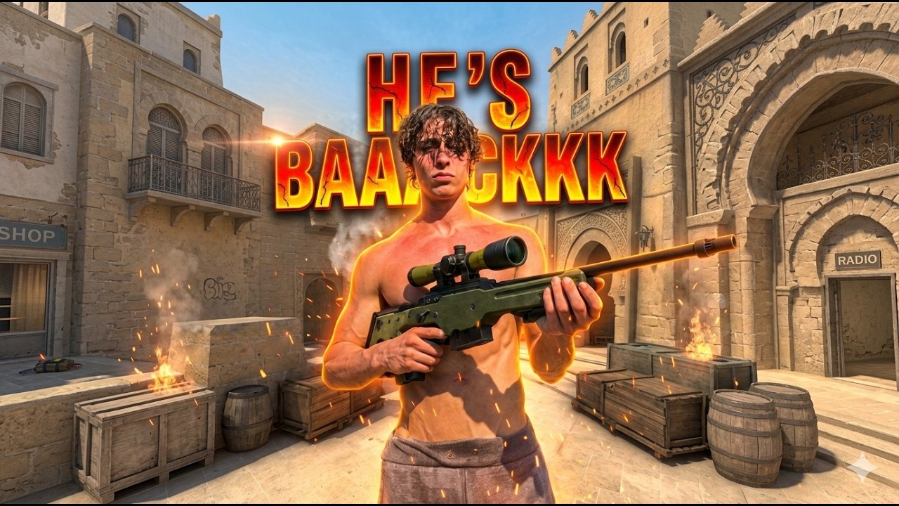 HE'S BAAAAACCCKKK