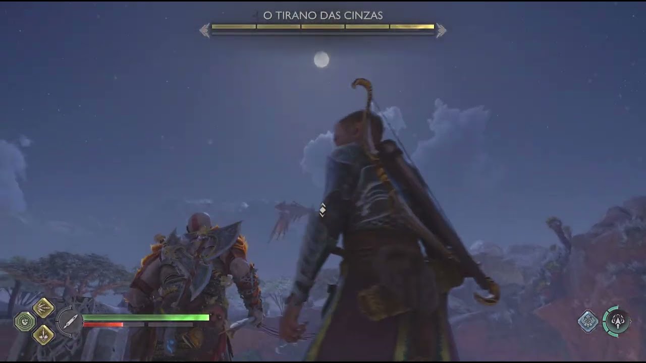 God of War Ragnarök - Derrotando o Dragão Tirano das Cinzas