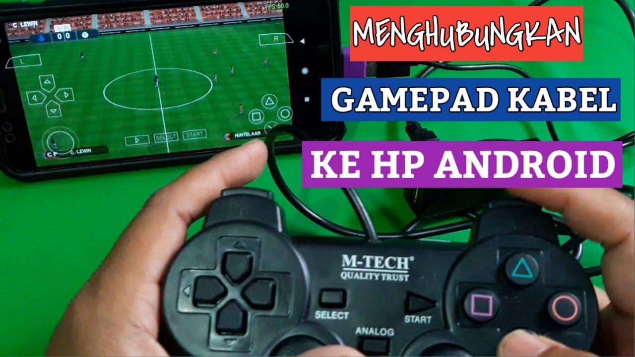 CARA MENYAMBUNGKAN JOYSTICK/GAMEPAD KABEL KE HP XIAOMI REDMI NOTE 5