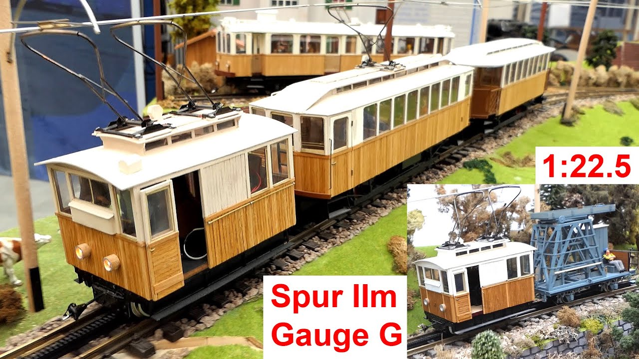 Rittner Bahn Zahnradbahn LGB/Spur G 18 x 5 m im MVG Museum 3/25 – 1:22,5 Rittenbahn Straßen-Trambahn