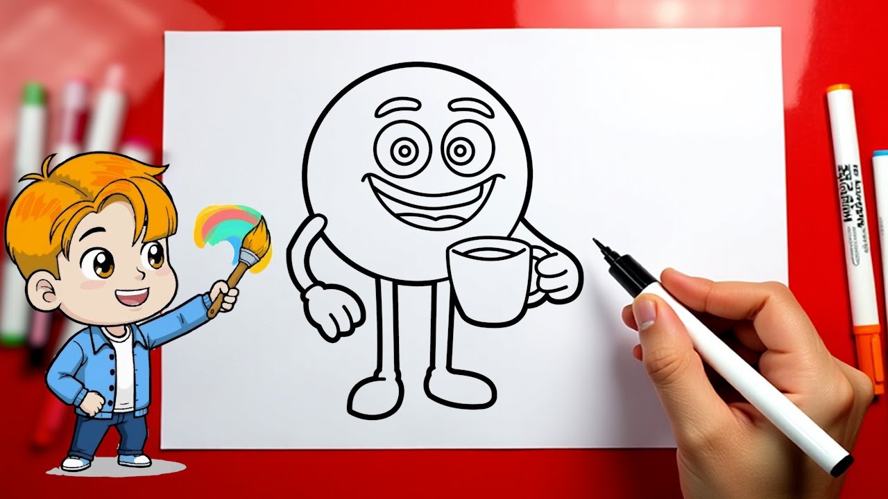 クルプック・パキパキ・ブレインロットの簡単な描き方