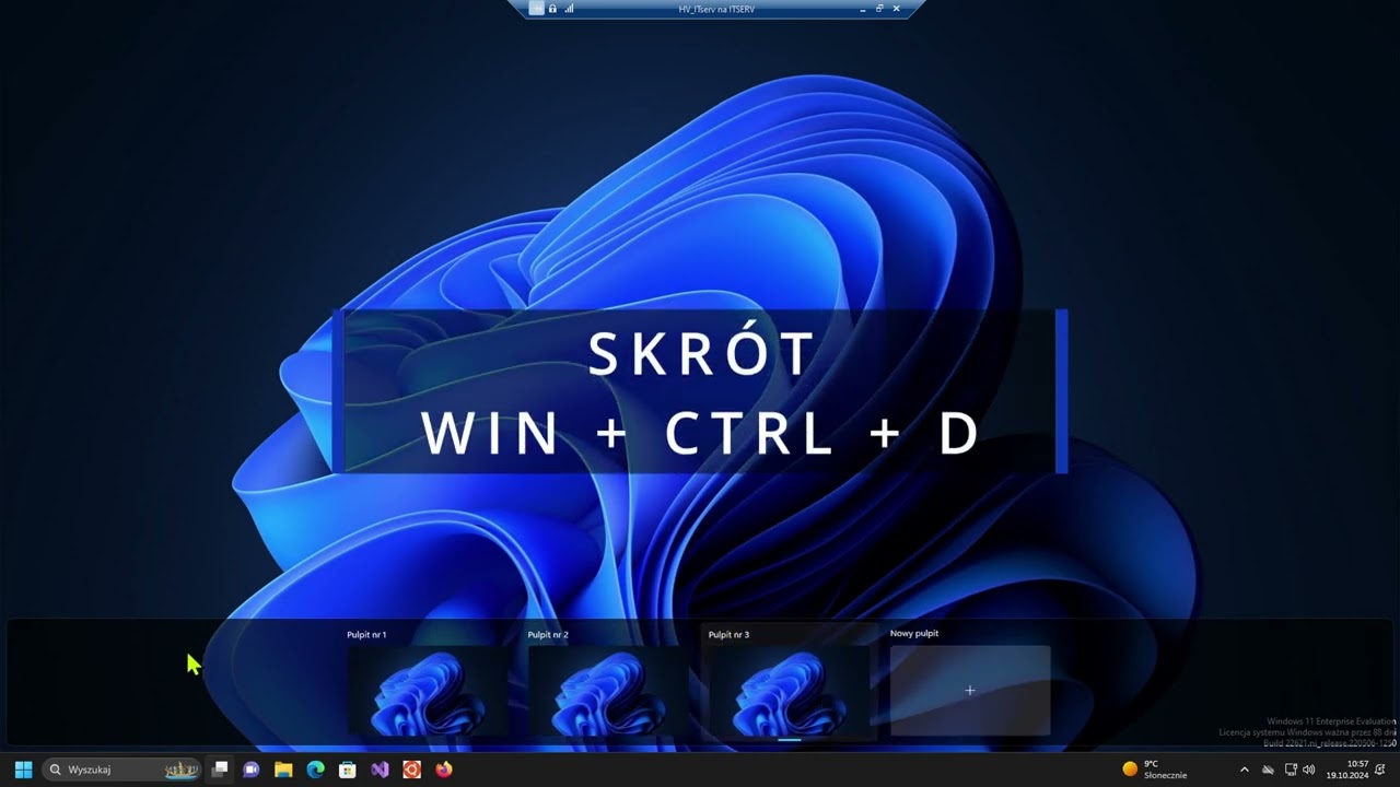 Wirtualne pulpity w Windows 10 / 11
