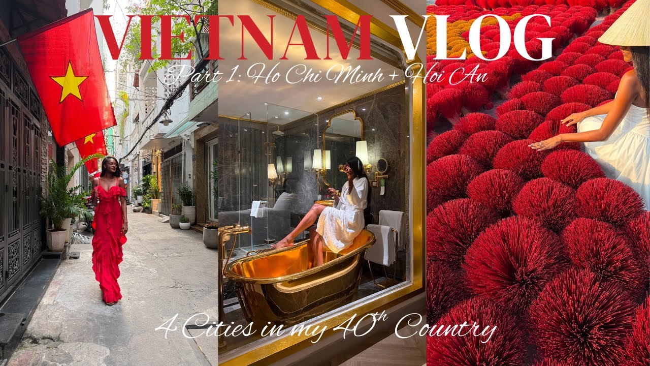 HO CHI MINH + HOI AN VLOG🇻🇳| exploring Vietnam's best fashion & culture spots