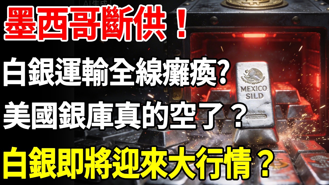 墨西哥斷供！白銀運輸全線癱瘓?美國銀庫真的空了？白銀即將迎來大行情？#白銀#現貨價格#黃金#投資#美元#金融#理財#晚年生活#晚年幸福#退休#退休生活