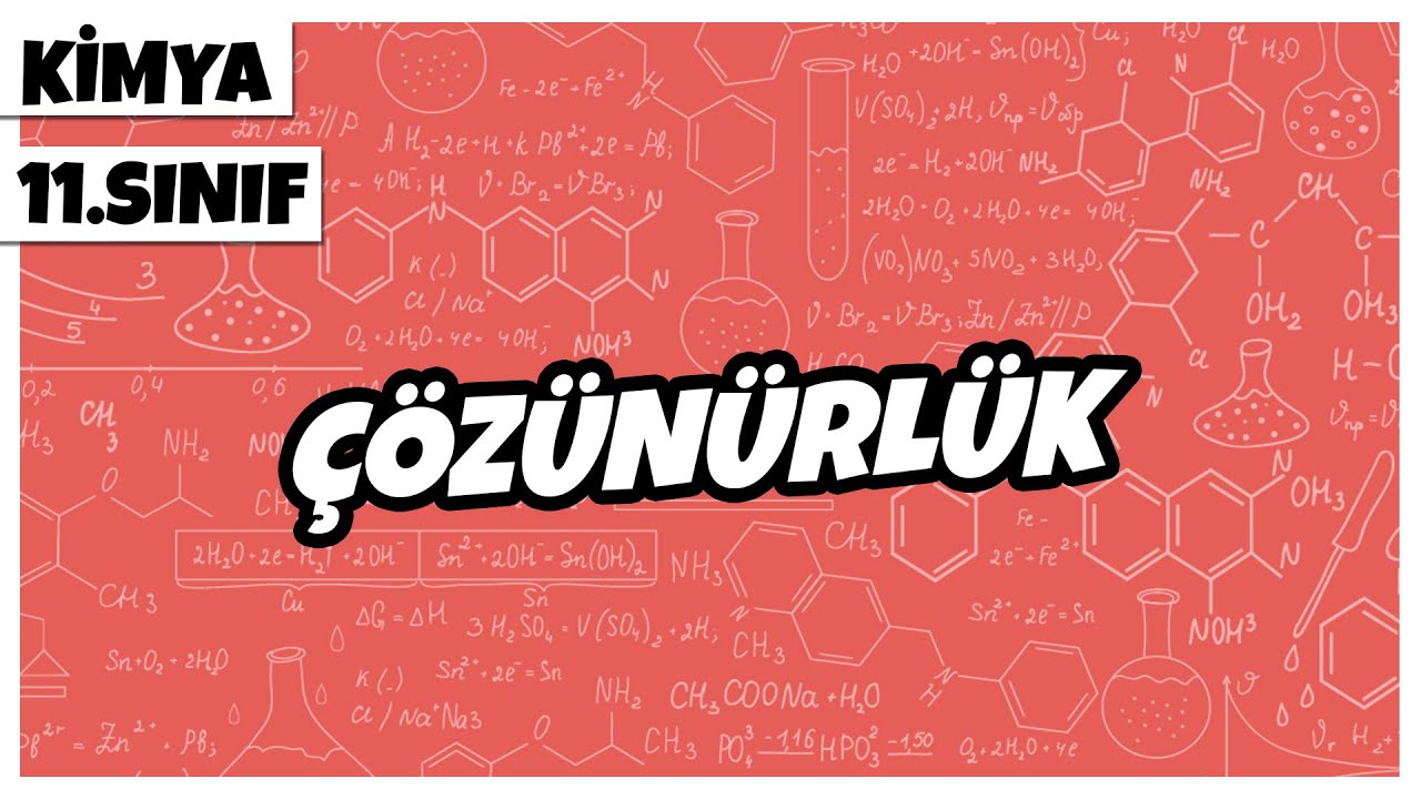 11. Sınıf Kimya -  Çözünürlük | 2022