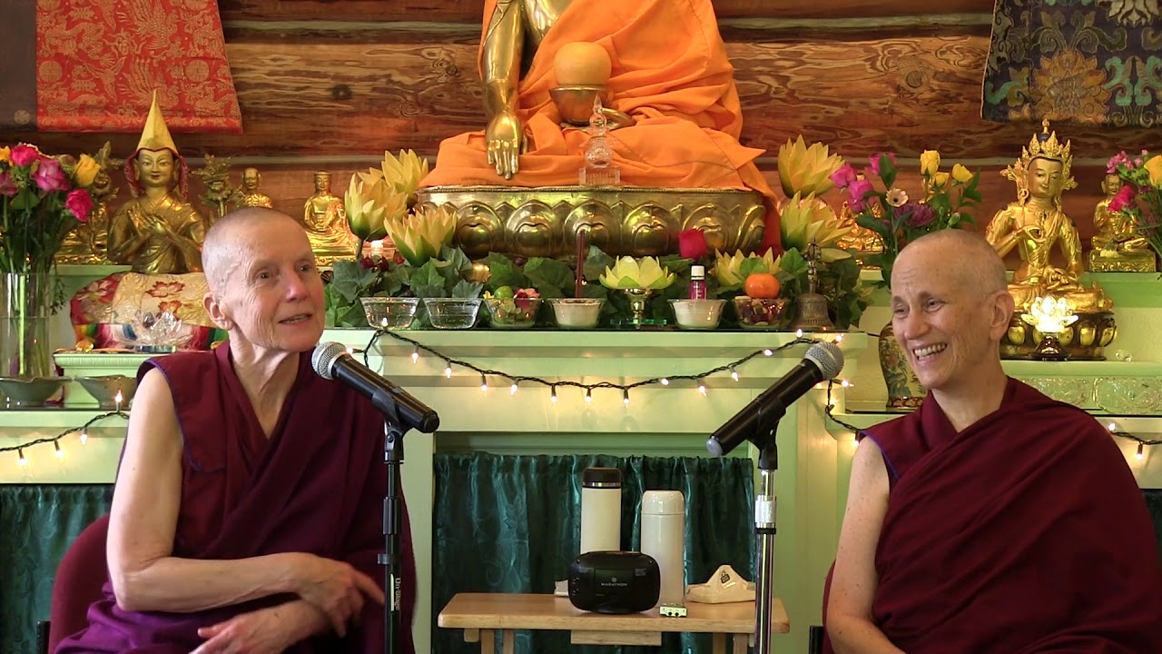 05-08-19 On Becoming Buddhist Nuns with Venerable Thubten Chodron and Venerable Sangye Khadro