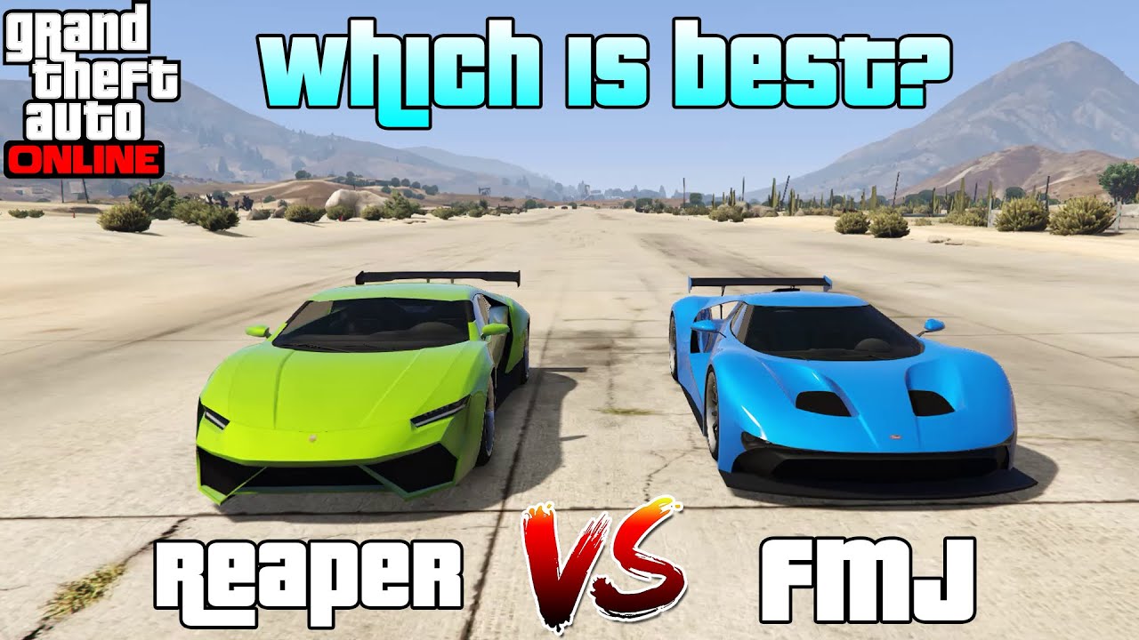 GTA 5 ONLINE : REAPER VS FMJ (WHICH IS FASTEST?)