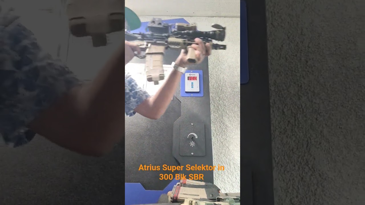 Atrius Super Selektor Trigger on 300 Blk SBR