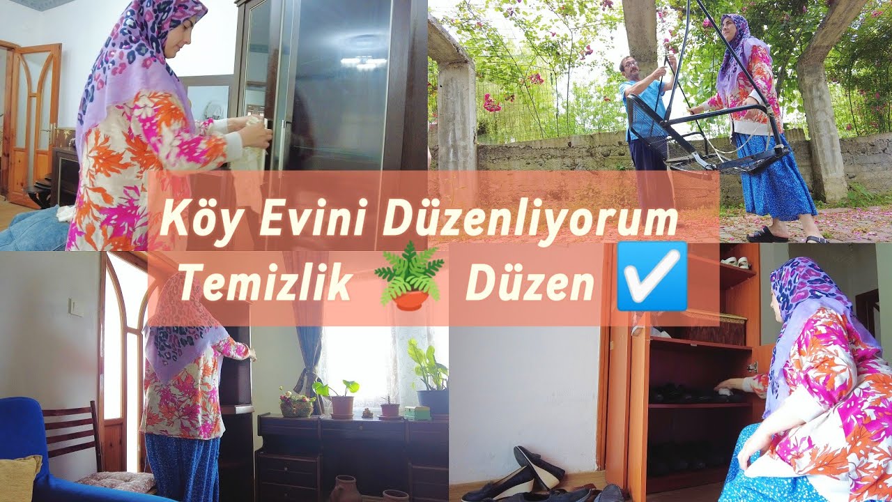 Annemin Vitrinlerini Düzenliyorum /Dedesi Torununa Salıncak Yaptı
