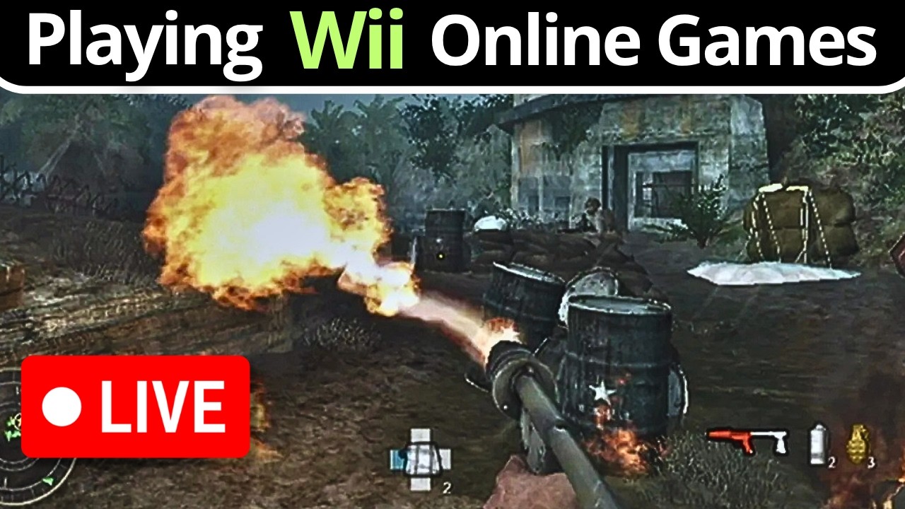 Playing WII Online Games With Viewers LIVE