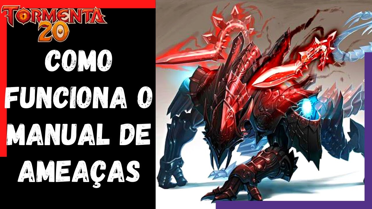 MANUAL DE CRIA&Ccedil;&Atilde;O DE AME&Ccedil;AS, CRIAMOS UMA DESDE O INICIO EM TORMENTA20