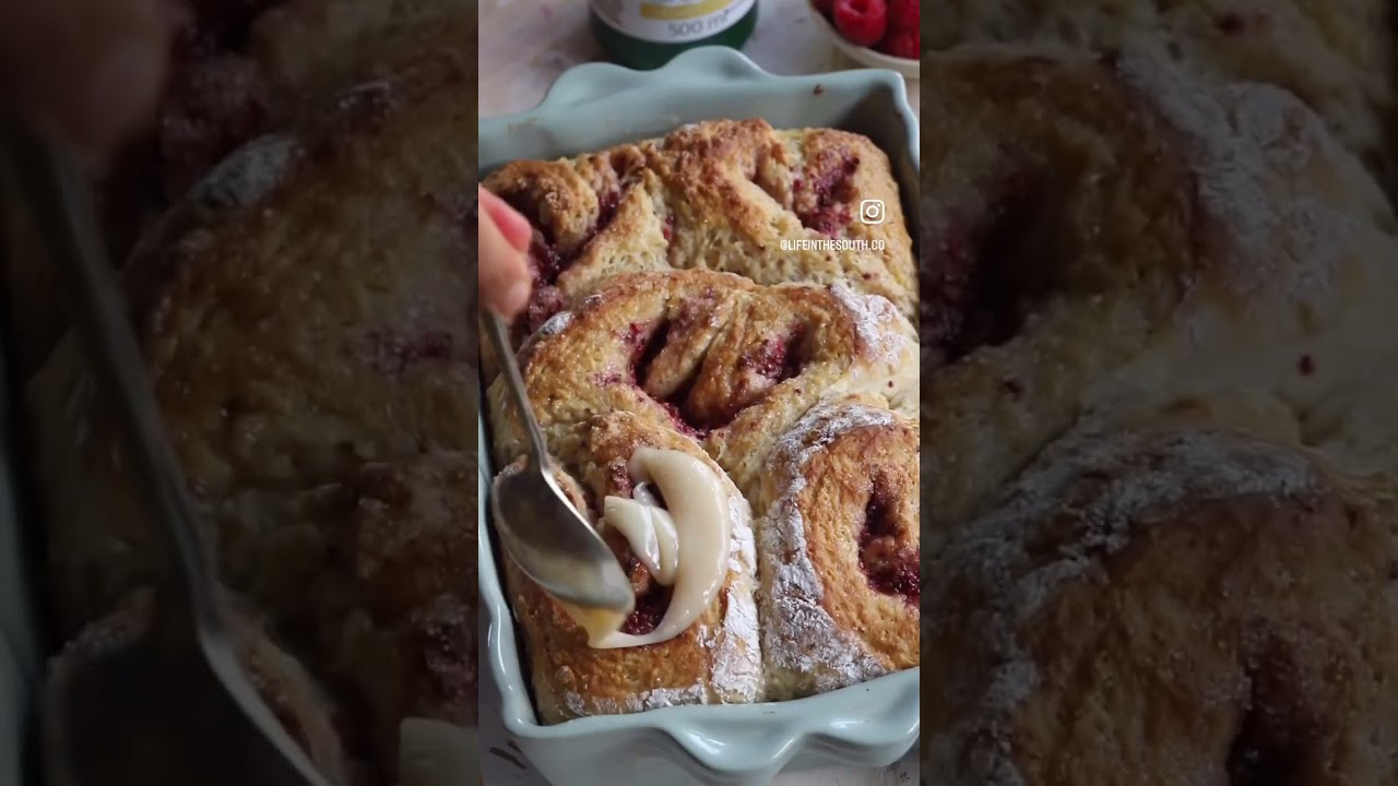 Jammy Lemon curd buns 