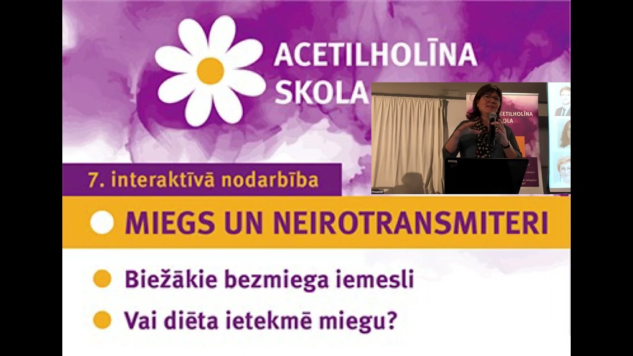 Viktorija Ķēniņa | fragments no lekcijas "Olainfarm" Acetilholīna skolā