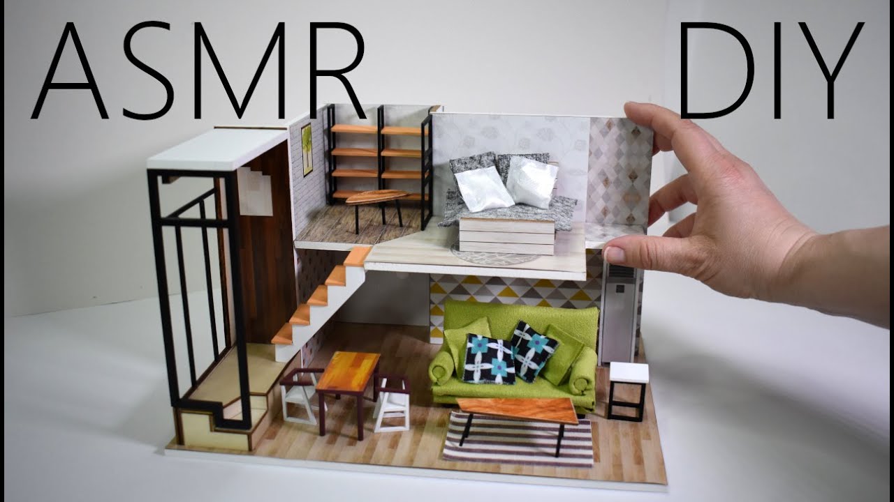 ASMR Miniature DIY *NO TALKING NO MUSIC* MAYBERRY STREET MINIATURES Honeymoon Suite Build
