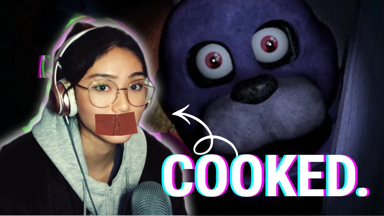 Facing my BIGGEST fear.... of horror games | FNAF 1