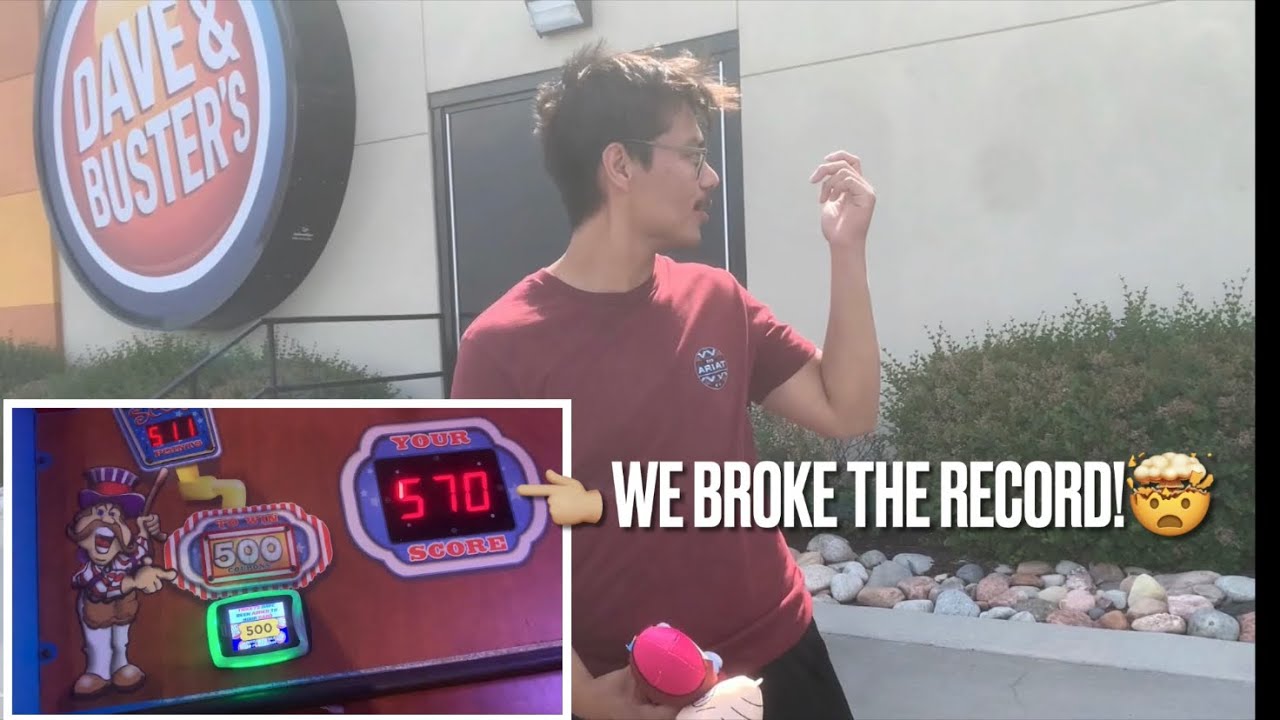 We BROKE The RECORD at DAVE & BUSTER&rsquo;S! *FIRST TIME GOING*