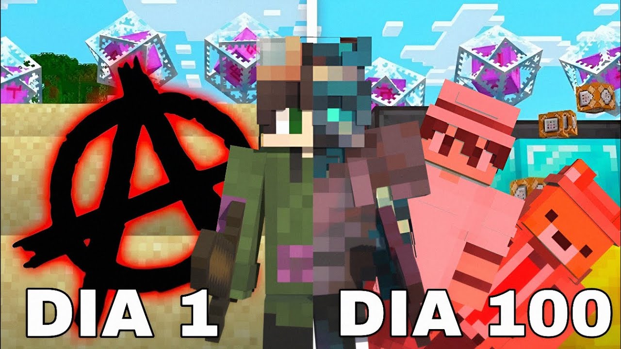 EU PASSEI 100 DIAS DOMINANDO UM SERVIDOR ANÁRQUICO - O FILME