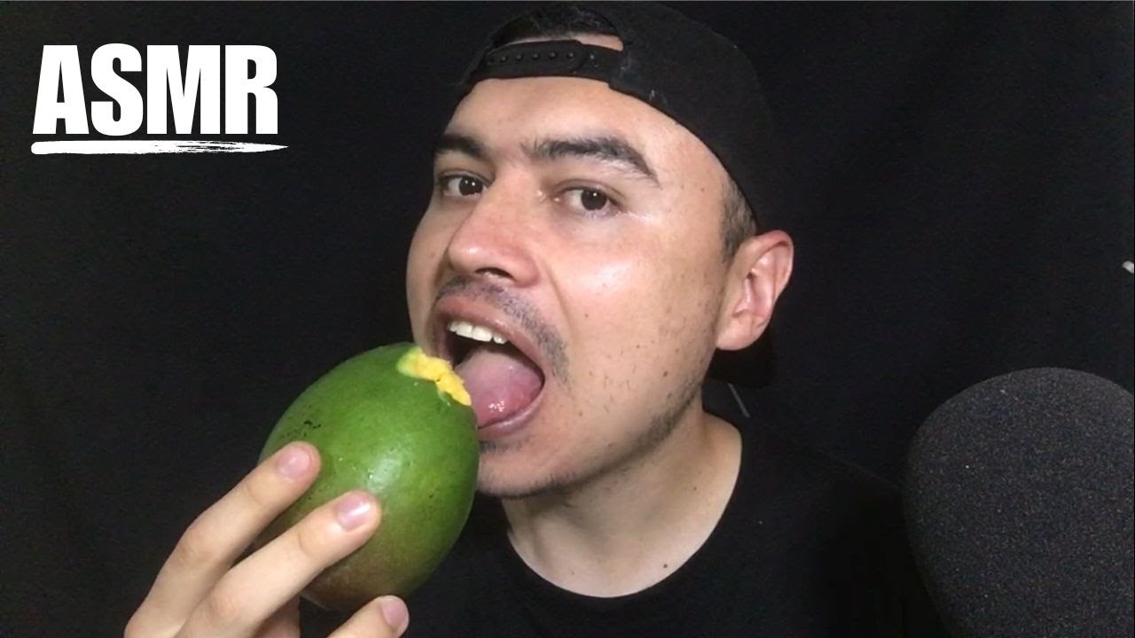ASMR COMIENDO MANGO MADURO & JUGOSO