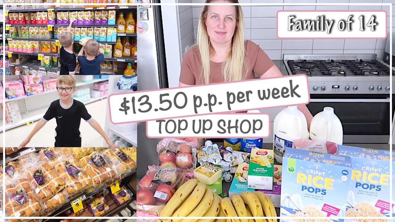 Top Up GROCERY SHOPPING on a TIGHT BUDGET